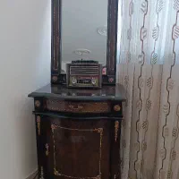 اینه و کنسول چوب گردو اصل