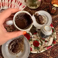 فال چای قهوه ورق شمع دارچین