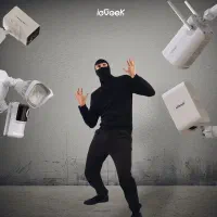 دوربین مداربسته با تجهیزات کامل نصب