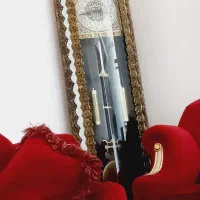 ساعت و میزتلویزیون برنز