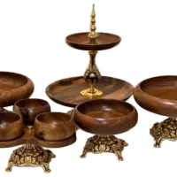 سرویس  پذیرایی چوب گردو
