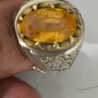انگشتر یاقوت زرد