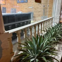 نرده سنگی جهت نما و باغچه