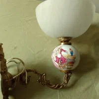 چراغ ایتالیایی جنس پایه برنج و بُرنز