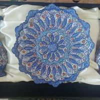 بشقاب و گلدان میناکاری