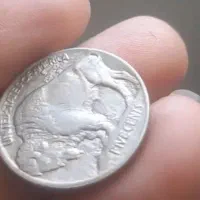 سکه ۱۱۳ ساله بوفالو فلادلفیلا آمریکا سال ۱۹۱۳