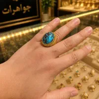 انگشتردستسازآبکاری طلا ۲۴ عیار اثری فوق شاهکار