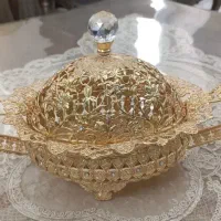 شکلات خوری طلایی رنگ ثابت نو نو