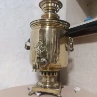 سماور برنجی قدیمی با قدمت
