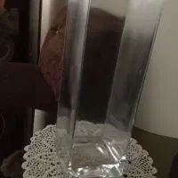 گلدان بلوری ضخامت دار