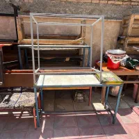 میز و صندلی و سماور کافه سنتی