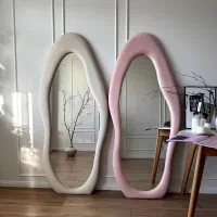 آینه قدی چوبی فلزی پارچه ای