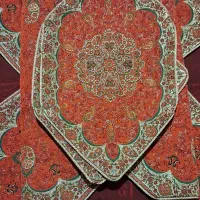 رومیزی ترمه یزدی