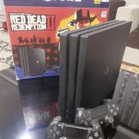 PS4 pro / پی اس فور پرو دو دسته کپی خور