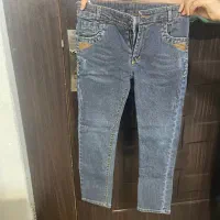 کاپشن هودی شلوارجین بچگانه کاملا سالم و تمیز