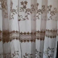 پرده پذیرایی تور طرح دار