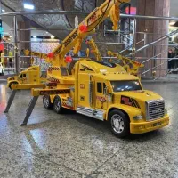 جرثقیل بزرگ درج توی و قطارصدادار