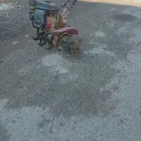 شخم زنی باغ و زمین با تیلر