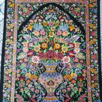 فرش زرع چارک تمام ابریشم خوش نقش