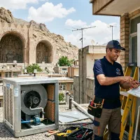 تعمیر تعمیرکار نصب پکیج آبگرمکن دیواری کولر آبی