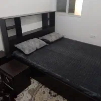 تخت خواب دونفره همراه با دو عدد کشو دوتایی