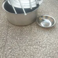 قابلمه بزرگ روحی قطر55 بادرب سه عددکفگیروملاقه