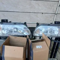 چراغ جلو پراید 131/دو جفت+رادیاتور پراید فابریکی