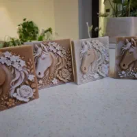 شمع با طرح اسب