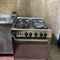 گاز تمام استیل فردار   کابینت آشپزخانه