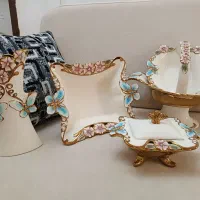 ظروف گل برجسته وارداتی 5تایی