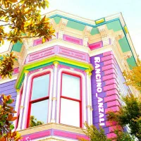 نقاشی ساختمان ( رنگینو ) rangino anzali