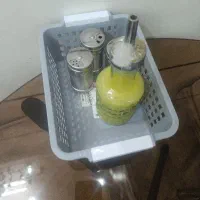 نمکدون و سینی استیل