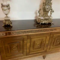 کنسول و ایینه ندل ژست و میز تی وی