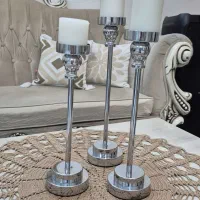شمعدانی ، در سه سایز مختلف ، جنس بدنه استیل