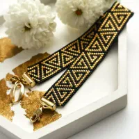 منجوق بافی دستبند