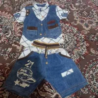 پیراهن شلوارک نو و شلوارک تک در حد نو