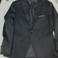 کت شلوار طوسی سایز 48 نو