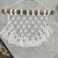 دیوار کوب مکرومه