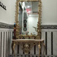 آینه شمعدان برنز اصل