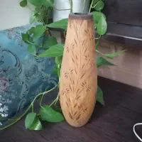 گلدان تمام چوب
