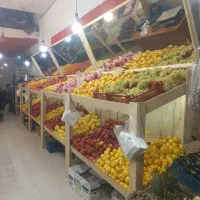 قفسه و لوازم  میوه فروشی دو طبقه