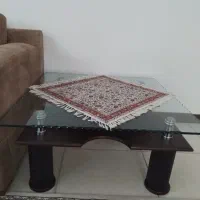 میزوسط شیشه ای بدون عسلی