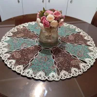 ترمه رو میزی گرد
