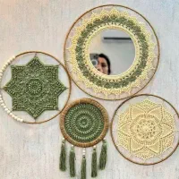 دیوارکوب بافتنی/دکوراسیون منزل