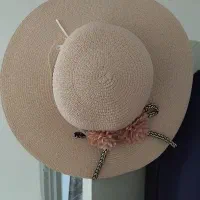 کلاه حصیری زیبا