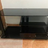 میز تلویزیون شیشه ای فروش فوری
