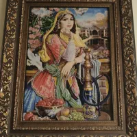 تابلو فرش دستباف فروغ الزمان
