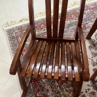 صندلی کودک چوب گردویی