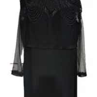 پیراهن مجلسی مروارید دوز