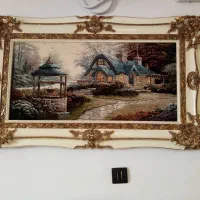 تابلو فرش طرح ابریشم نو